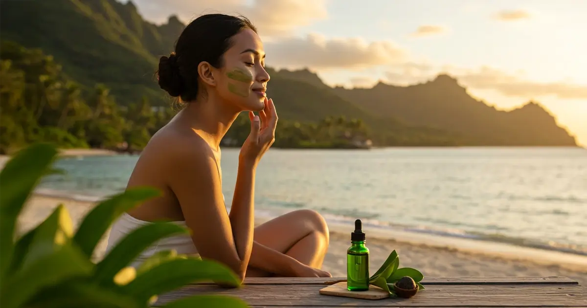 Tamanu Oil Ritual from Polynesia Calms Sun Stressed Skin
